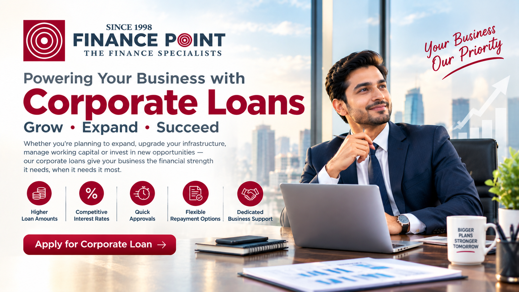 corporate loans for bigger plans