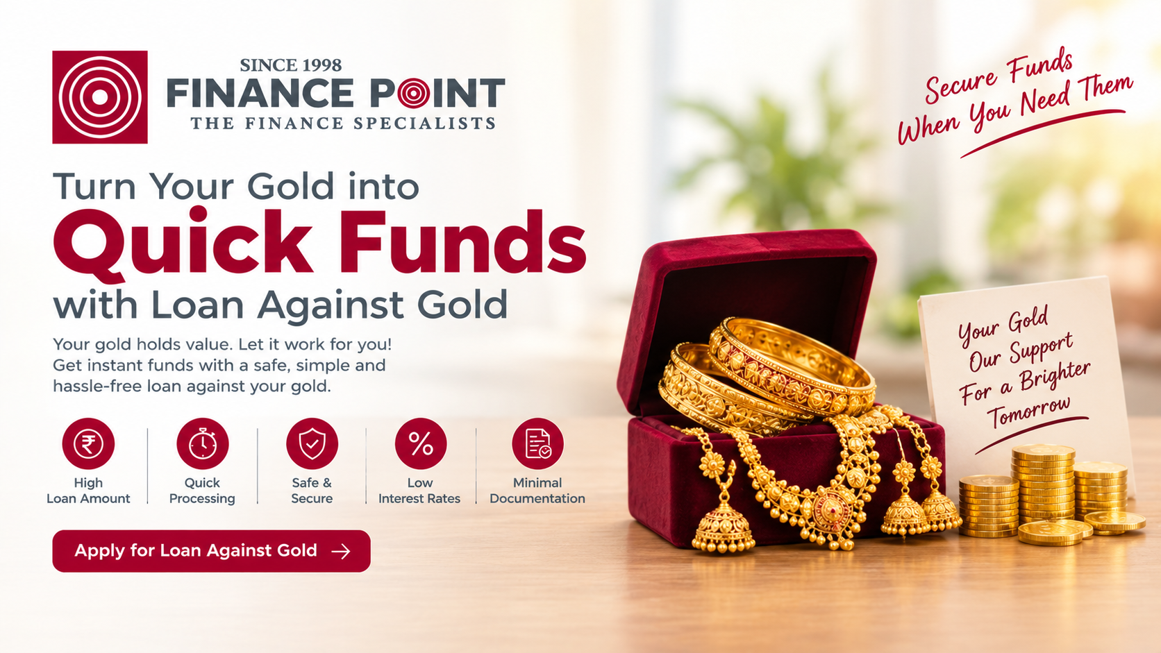 turn your gold into quick funds